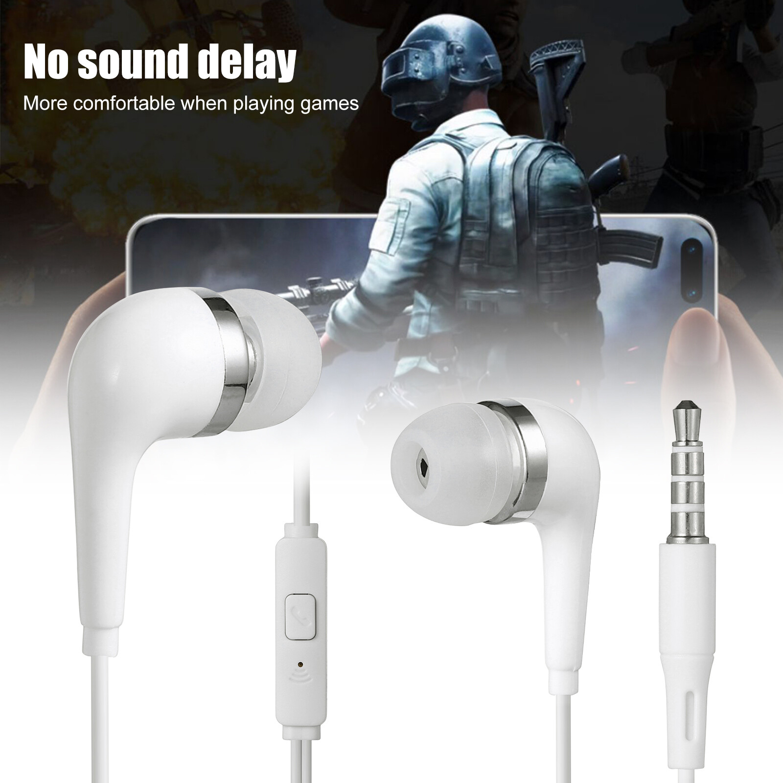 3.5mm HIFI Super Bass Headset In-Ear Earphone Stereo Earbuds Headphone Wired Mic