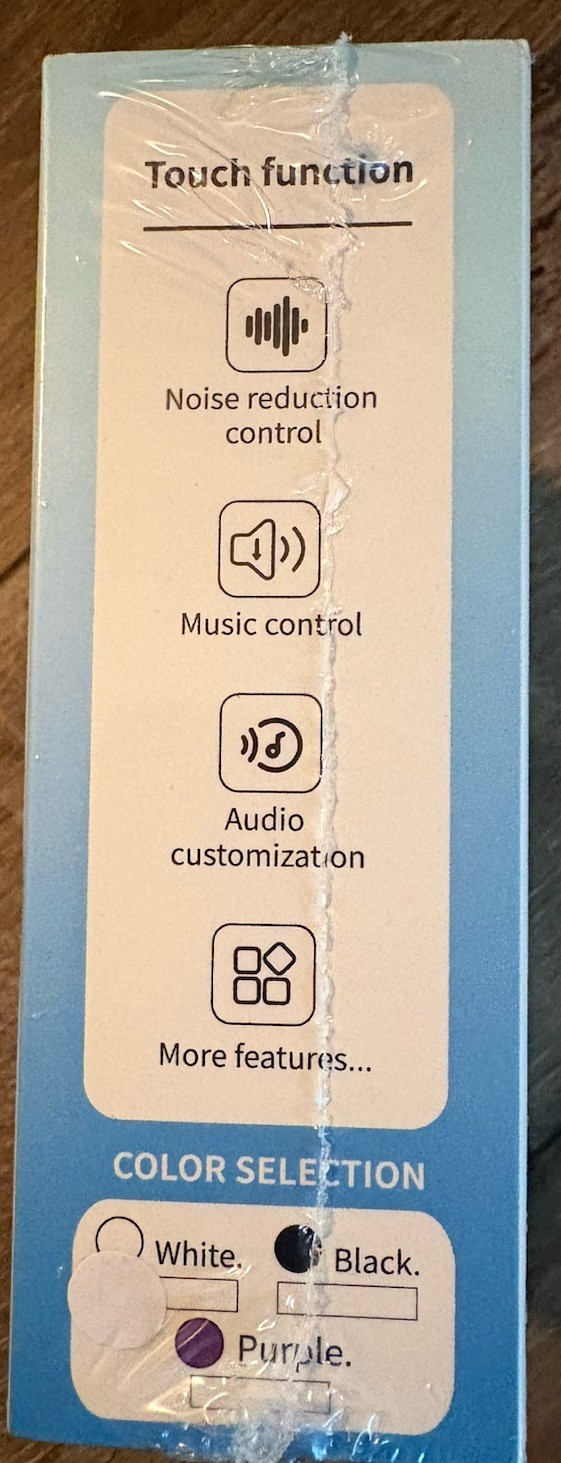 AI Translator Earbuds OWS LX-80 EQ Sound Effects Touch Headset Game Music Movie