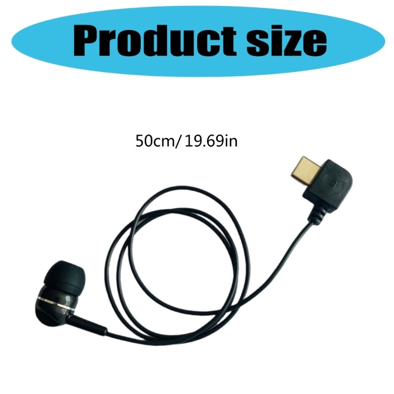 Type C Single Earphone In Line Control Noise Isolation Lightweight Design