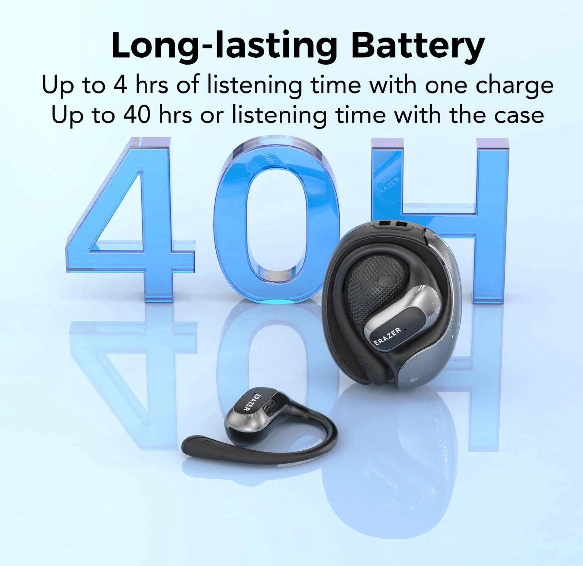 ERAZER X5 AI Translator Earbuds, 3-in-1 Translator Headphones in 135 Language