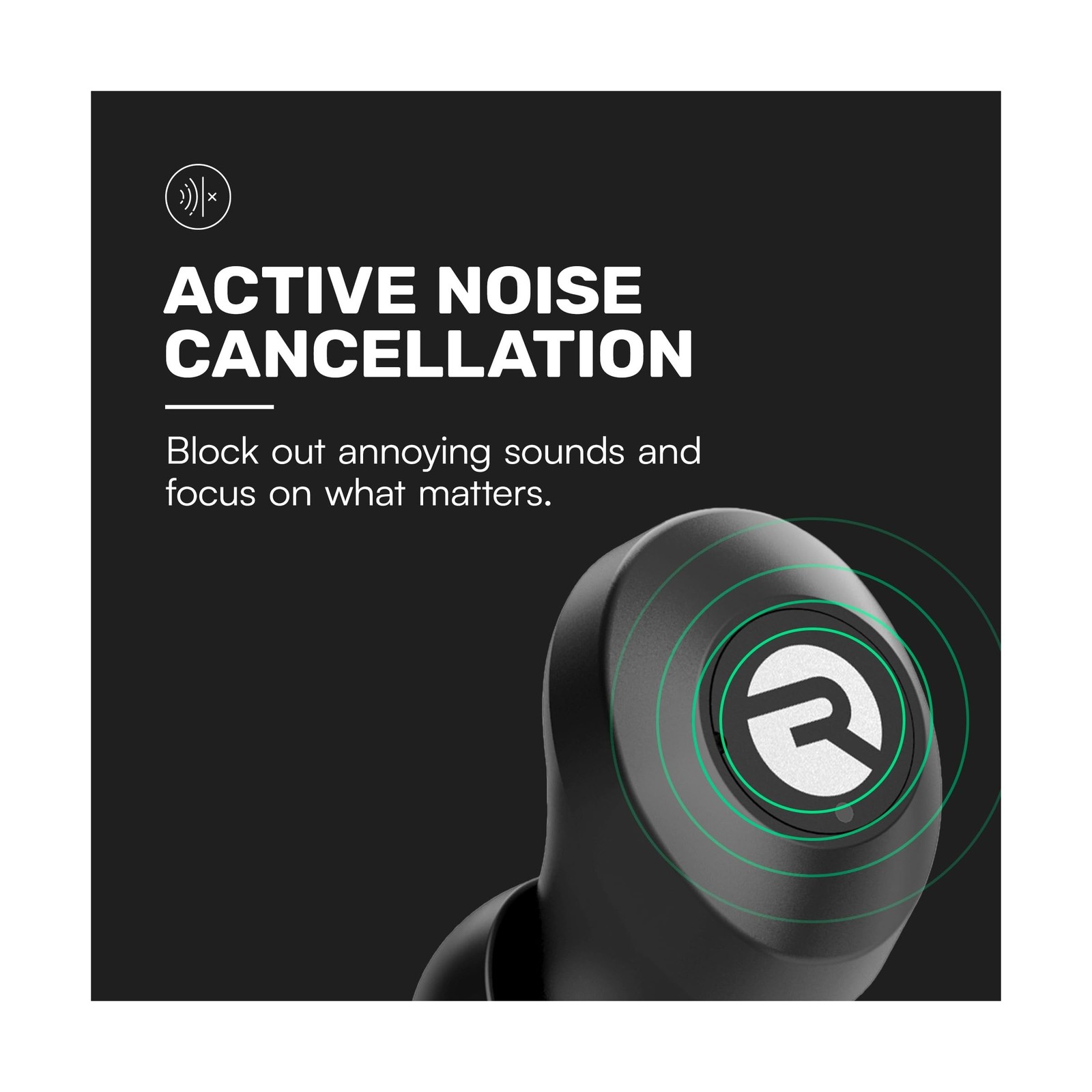 Raycon Everyday Wireless Earbuds – Blue Noise Cancelling