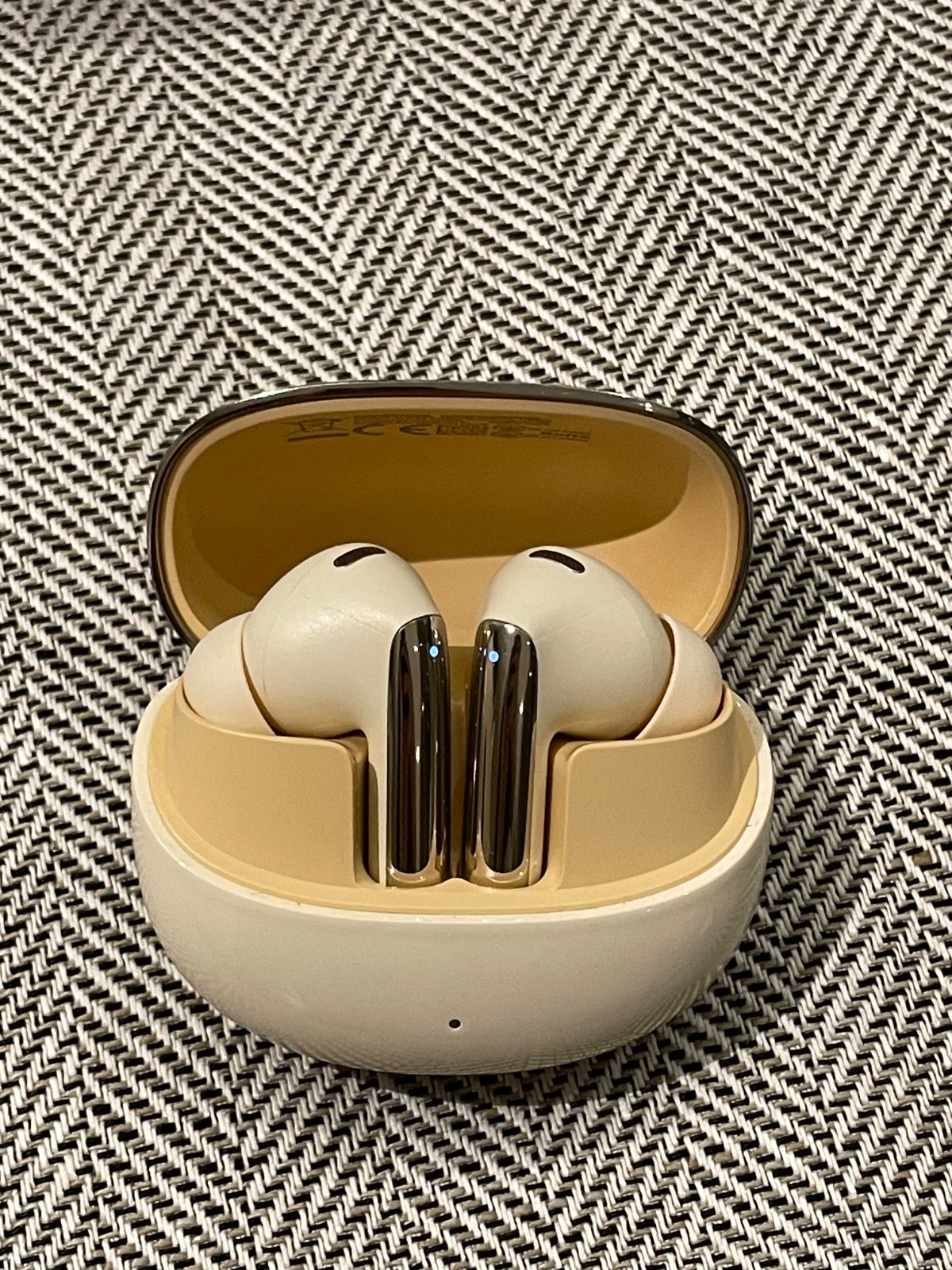 QCY MeloBuds Pro Earbuds – Adaptive ANC – Surround Sound – Beige