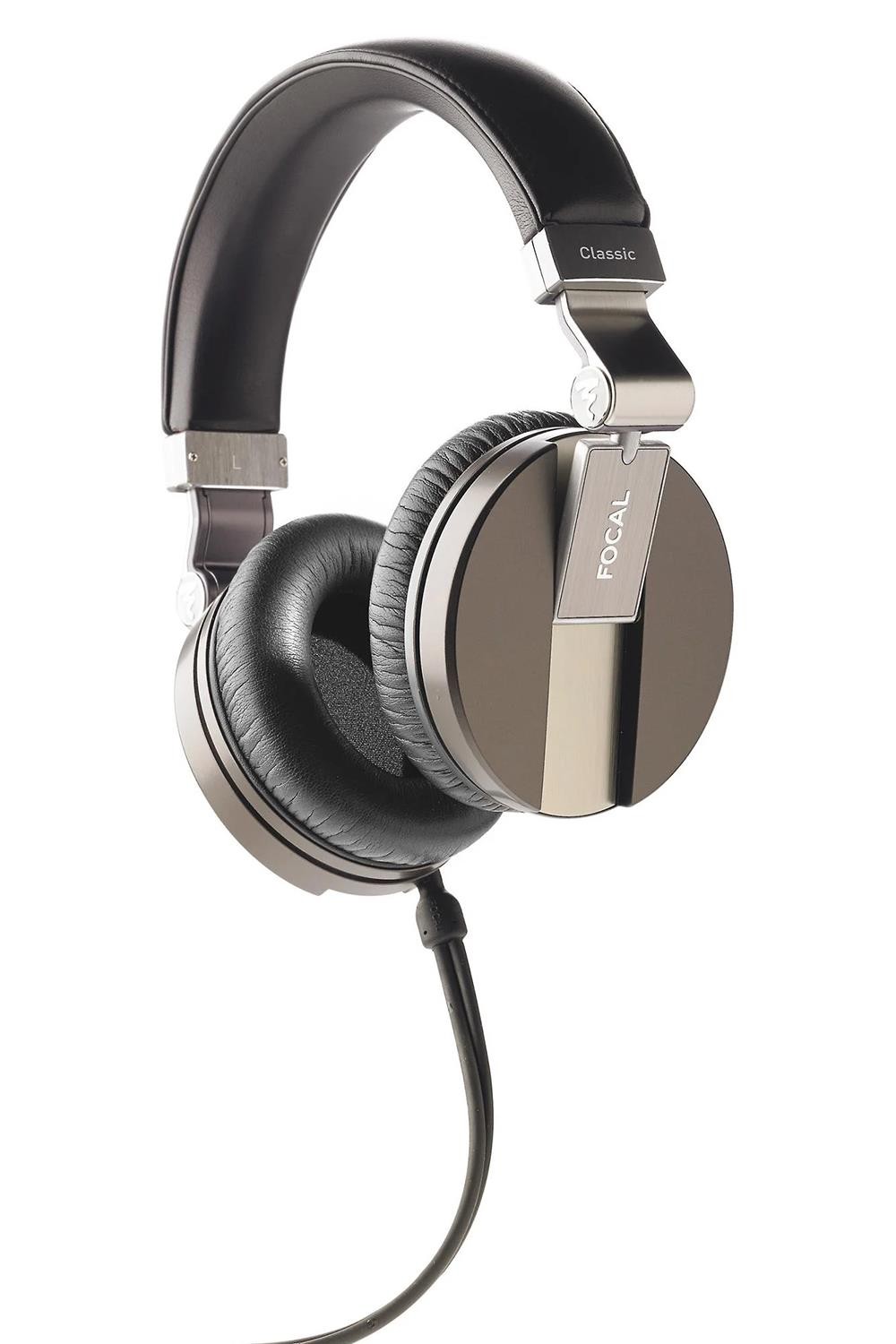 Focal Spirit Classic Closed-Back Hi-Fi Headphones, Brown