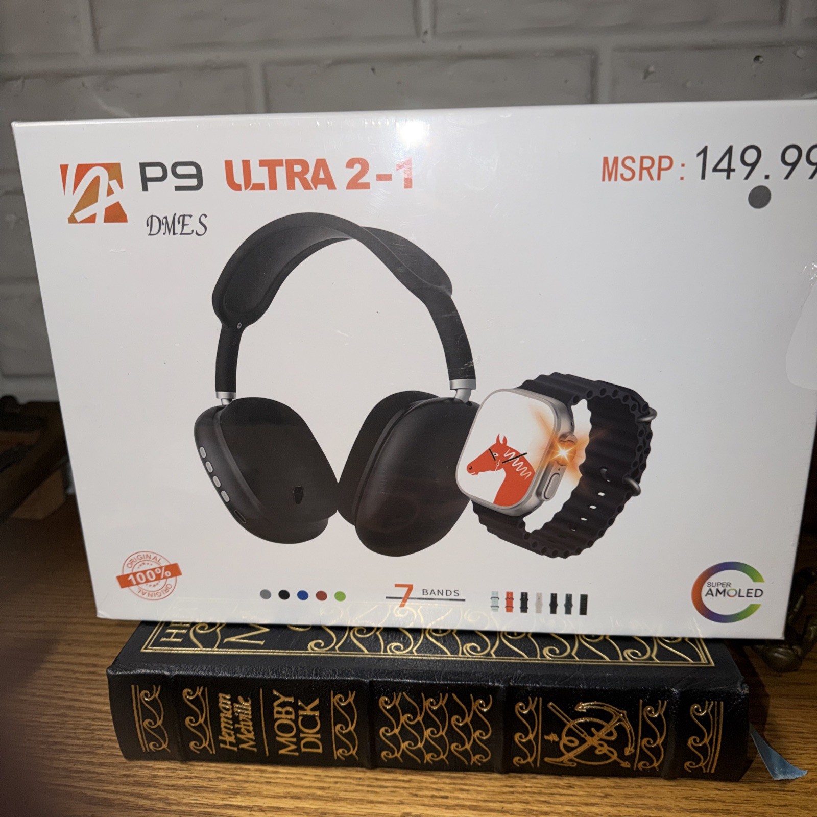 Ultra 2 in 1 Headphones & Watch Combo. Factory Sealed. See Description & Photos