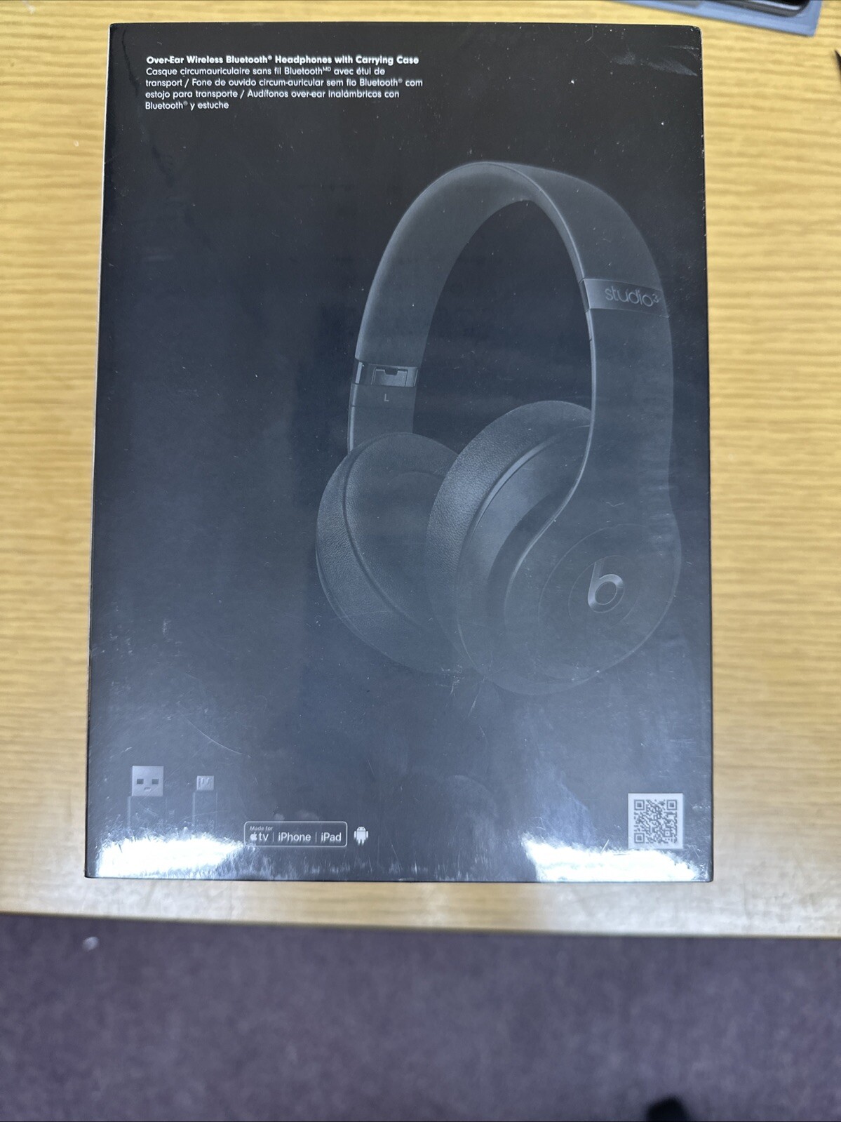 Beats by Dr. Dre Studio3 Wireless Noise Cancelling Headphones Matte Black SEALED