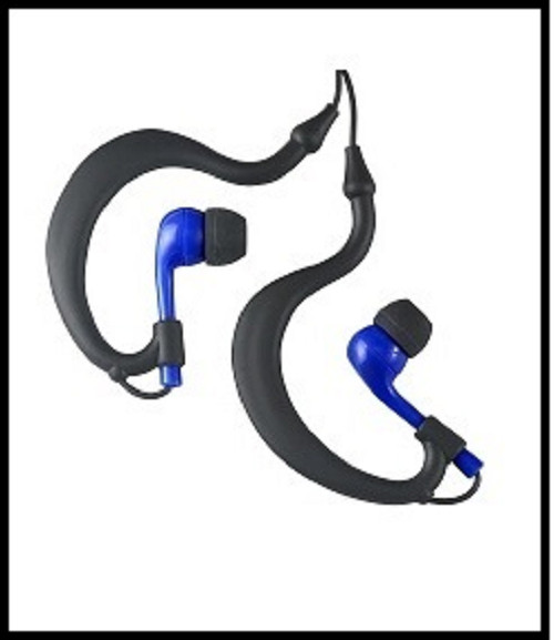100% Waterproof Stereo Earphones For iPod Shuffle & Smartphones, Fitness Bundle