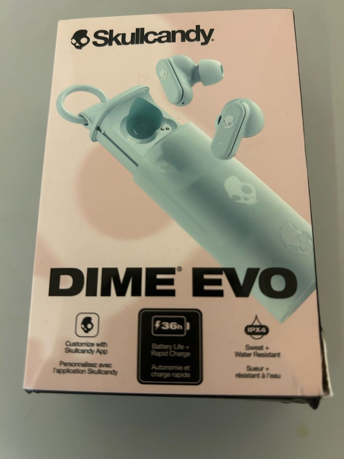 Brand New Skullcandy Dime Evo – Wireless Headphones Preppy Sage Free Ship