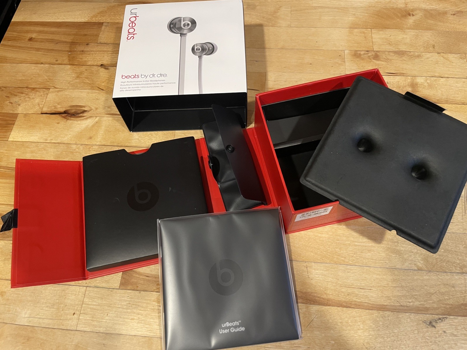 Authentic OEM Beats by Dr. Dre urBeats EMPTY retail packaging box only.