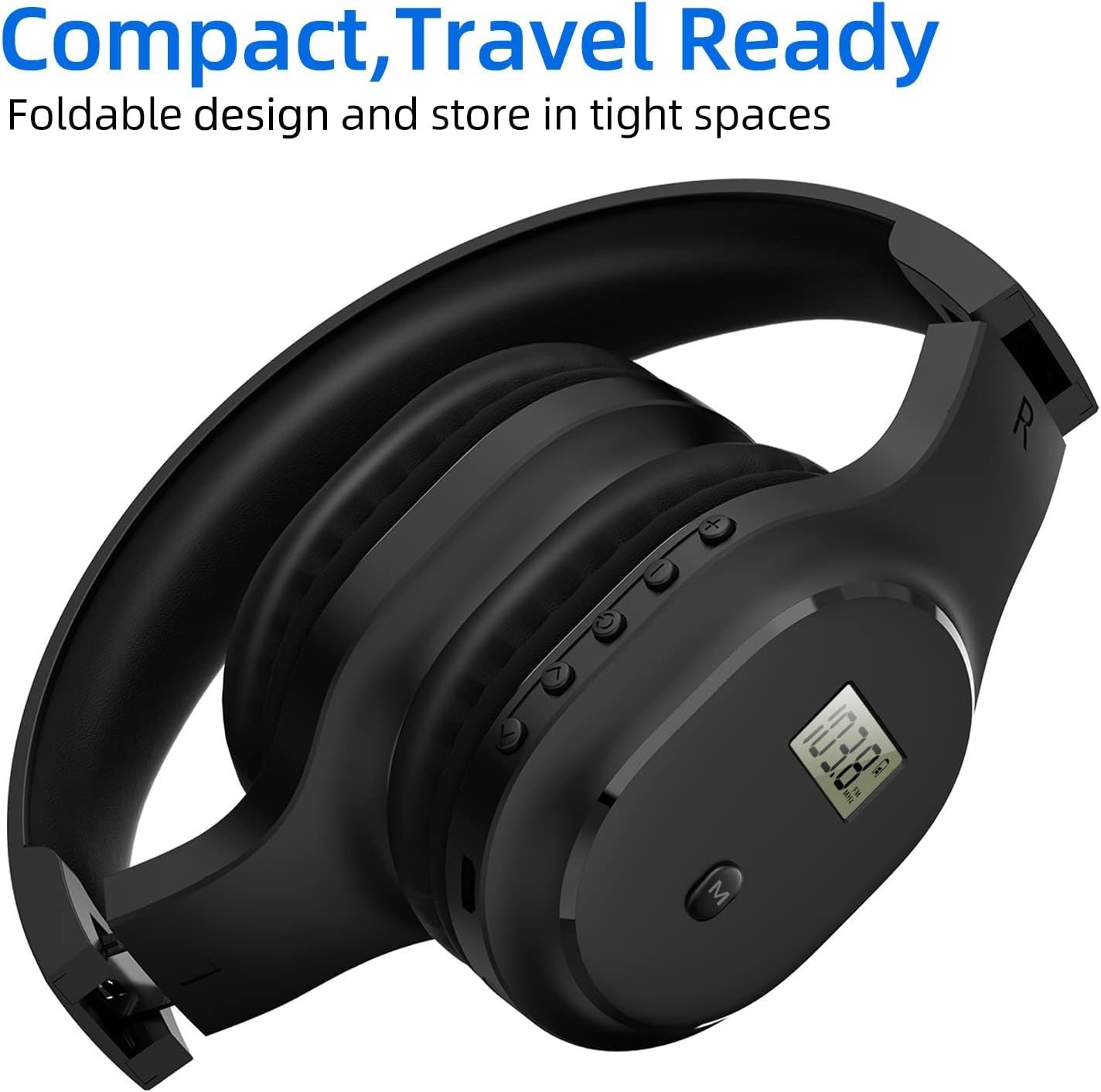 Rechargeable Bluetooth 5.0 Headset with FM Radio – Perfect for Active Lifestyles