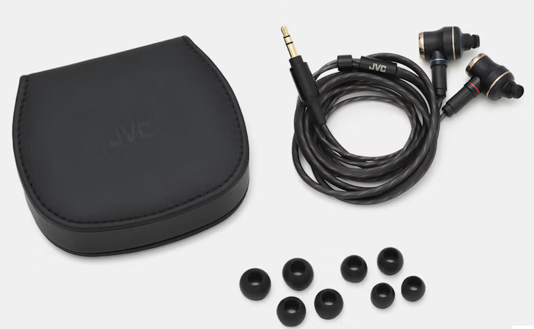 JVC HA-FW1800 WOOD Diaphragm Hi-Resolution Audio Inner Headphones MADE IN JAPAN