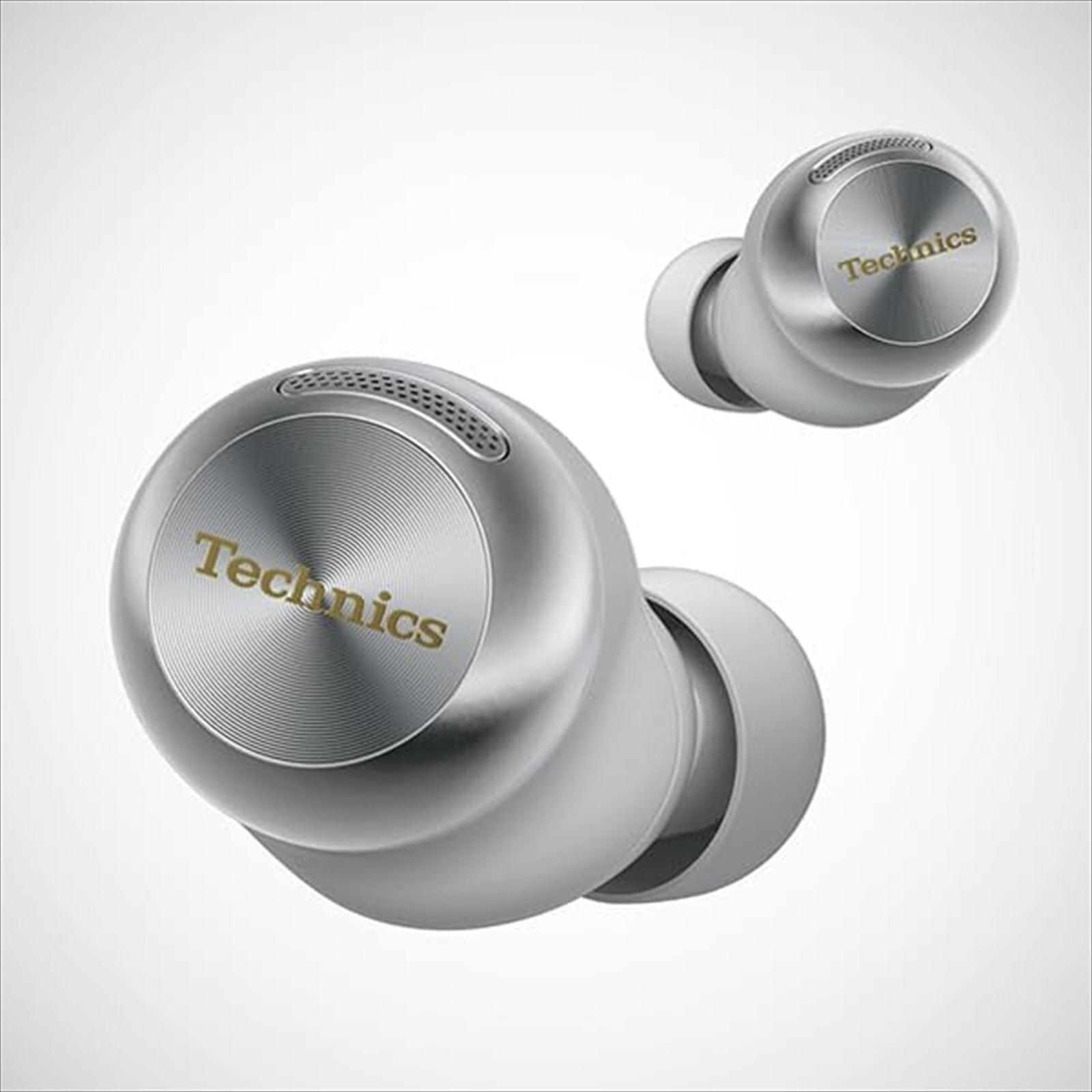 Technics EAH-AZ100 Wireless Earphones Magnetic Fluid Driver Bluetooth Silver NEW