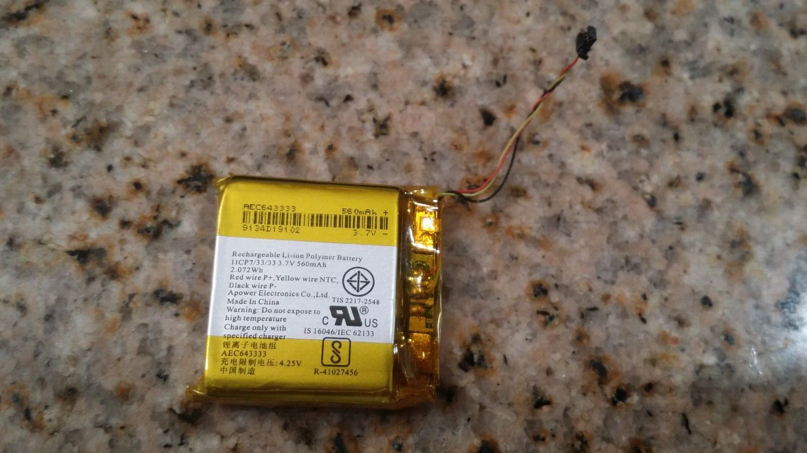 Original OEM Beats By dre Dre Solo Pro Replacement Battery 560mAh 3.7v New