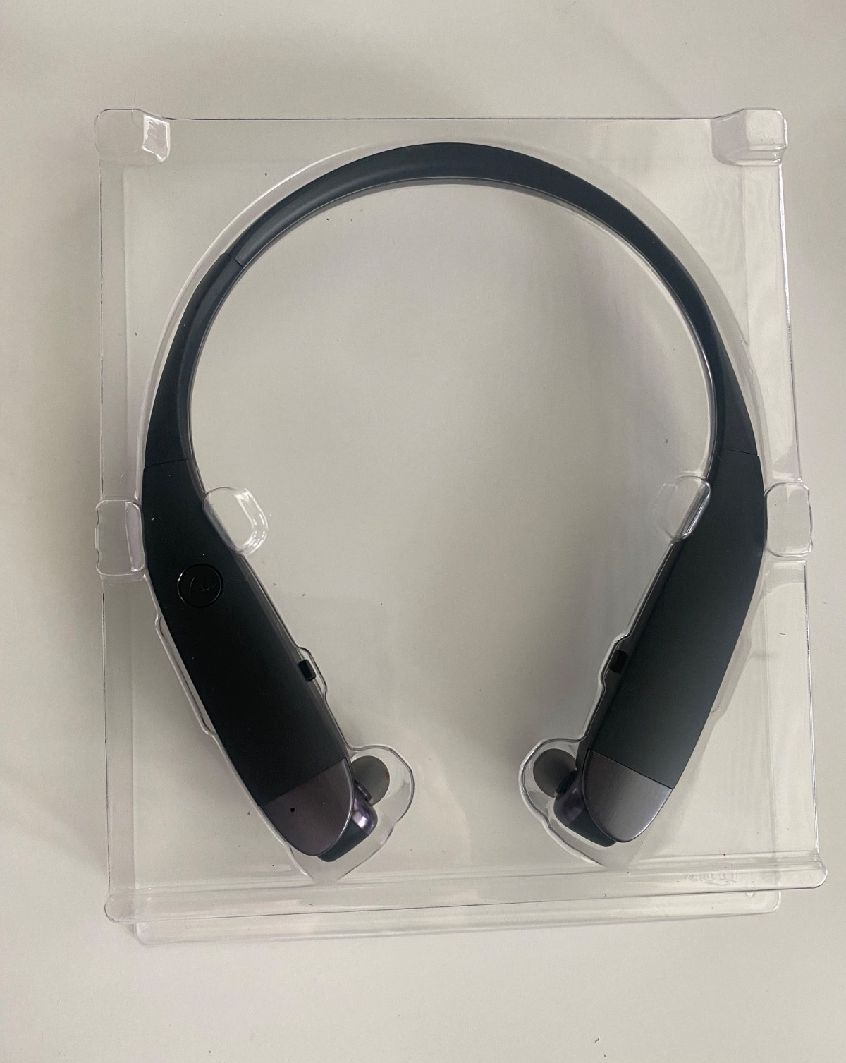 Insignia Noise-Reduction Wireless Bluetooth Behind-the-Neck Headphones – Black