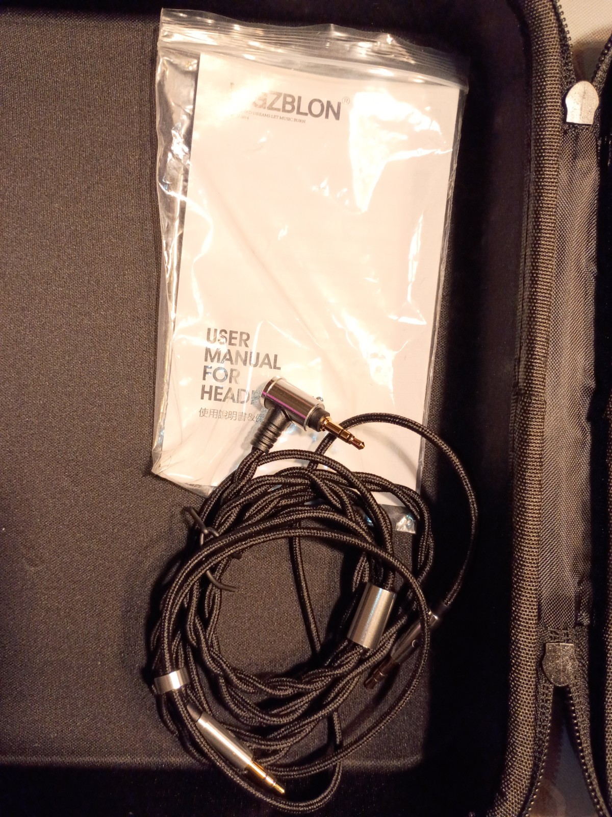 WGZBLON B60 1.5m conductor 50mm trumpets Headphone independent 32 ohms 100dB