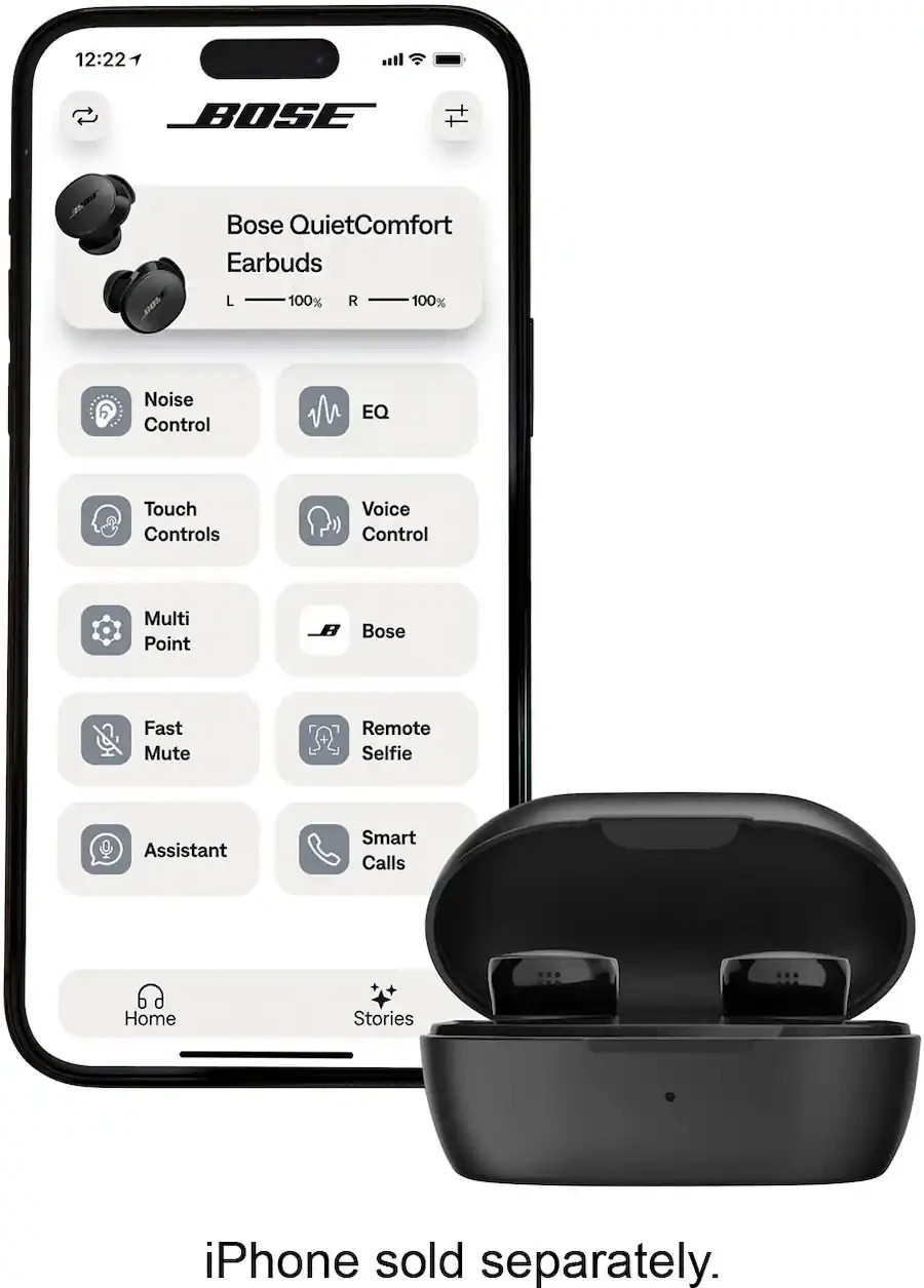 NEW Bose QuietComfort True Wireless Noise Cancelling Earbuds Blue 888507-0400