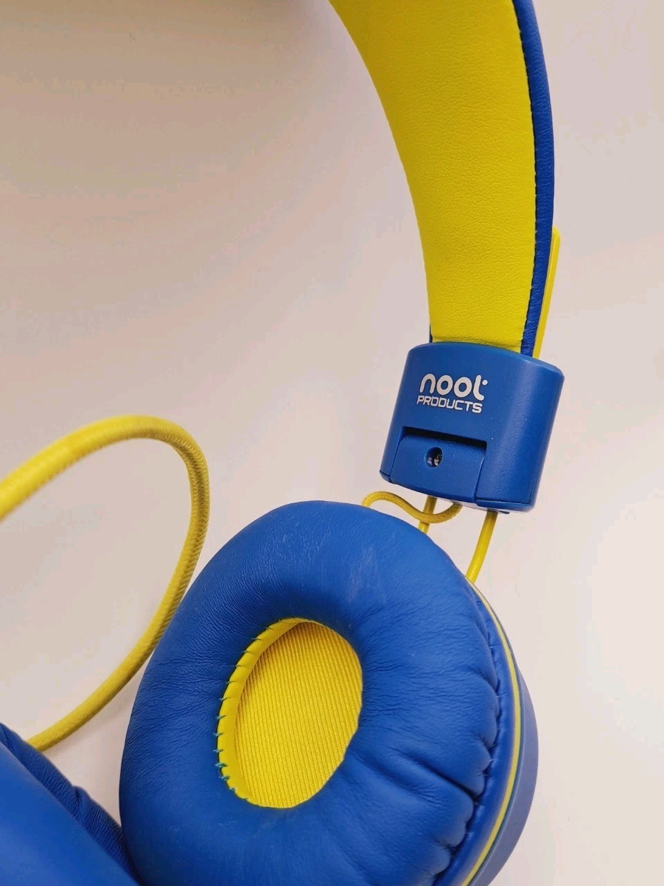 Headphones Noot Products Kids K33 Foldable Stereo Tangle-Free Electric Blue