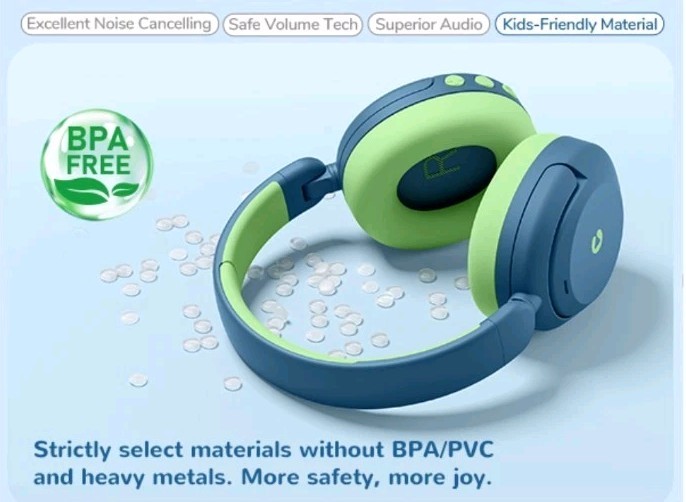 🎧 ⭐ iClever BTH20 Kids Bluetooth Noise Cancelling Headphones – 60H Playtime
