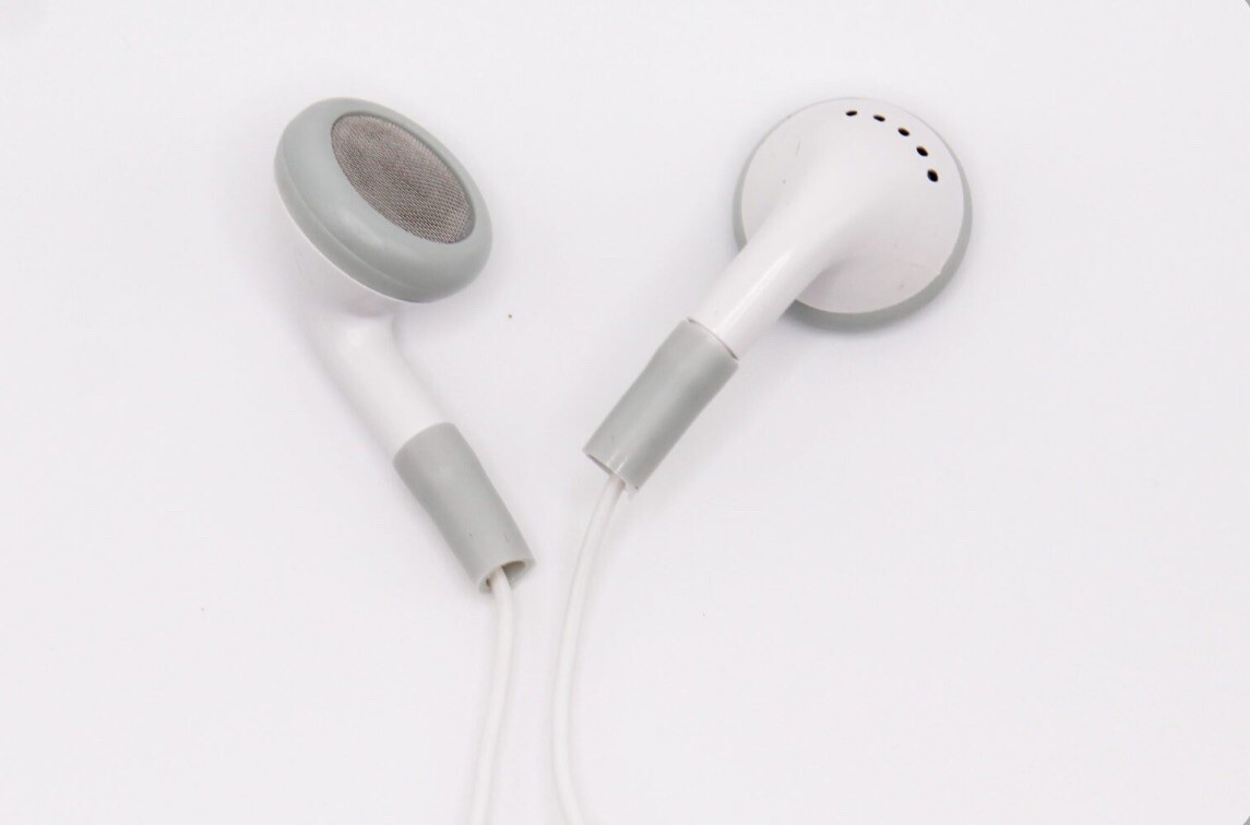 Pack White Wired Earbuds 3.5mm 10 Headphones In-Ear No Microphone Universal