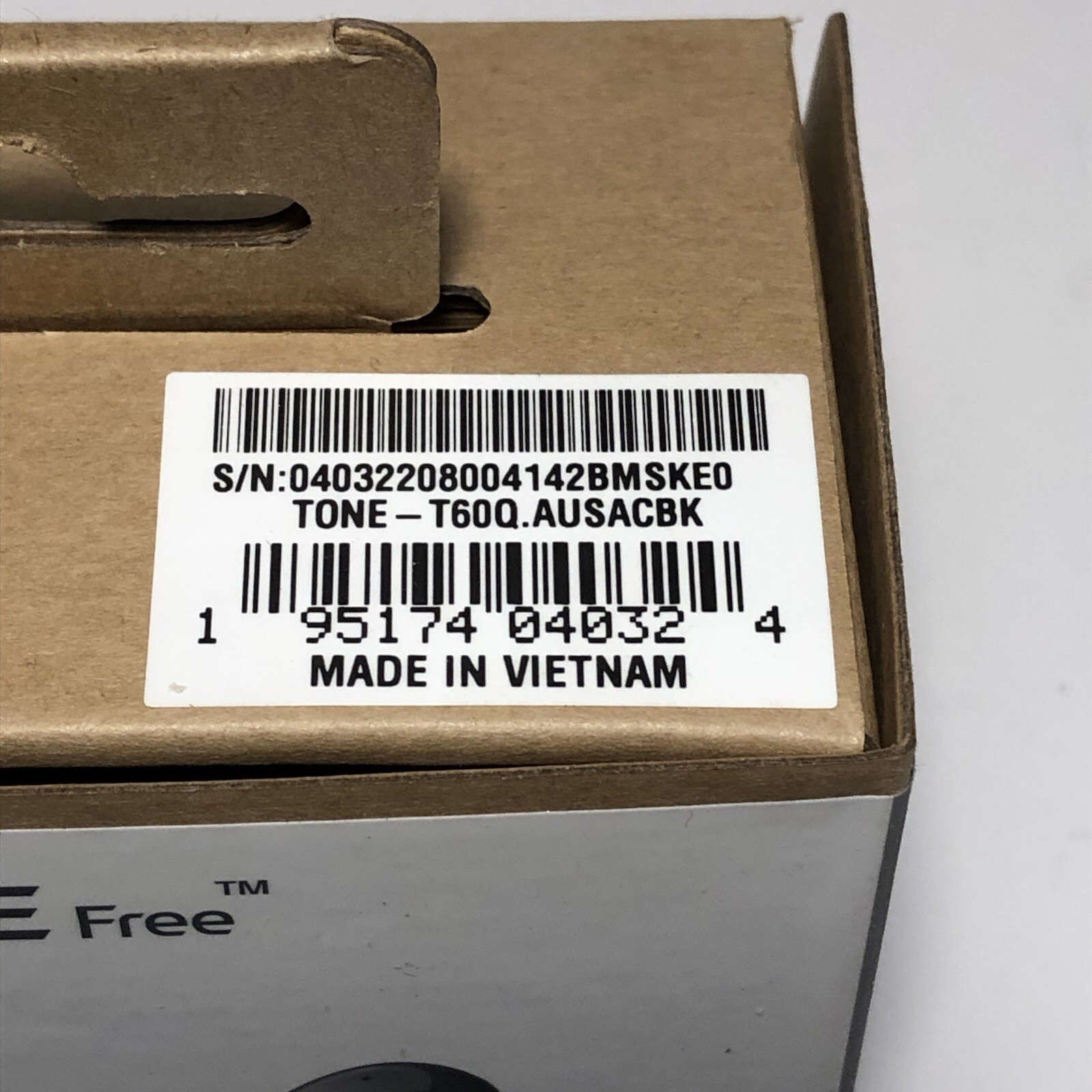 LG Tone Free Tone-T60Q. NIB. Clear&Spatial Sound Ear Buds New Sealed