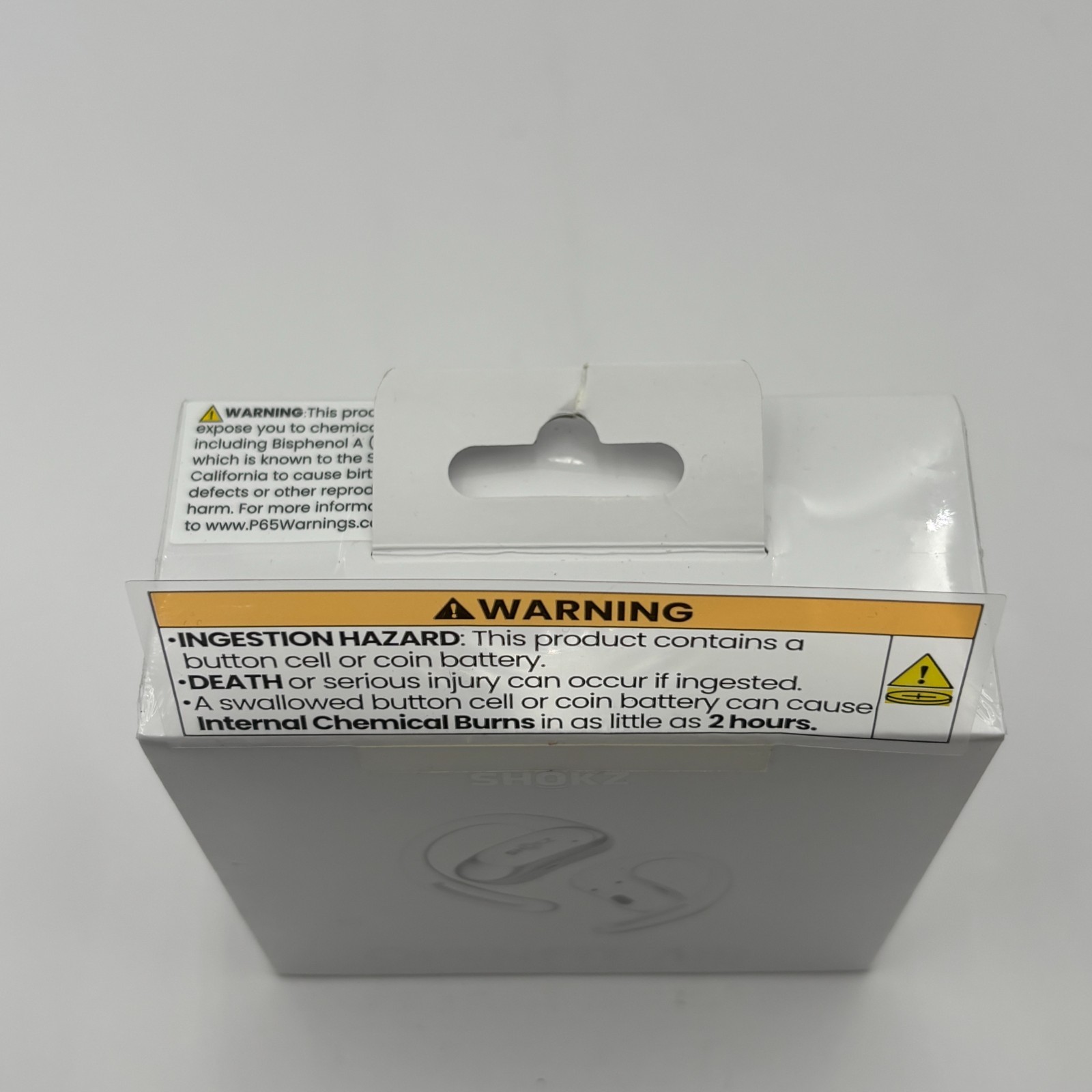 Shokz OpenFit Air Open-Ear True Wireless Earbuds White New Sealed Ships Free