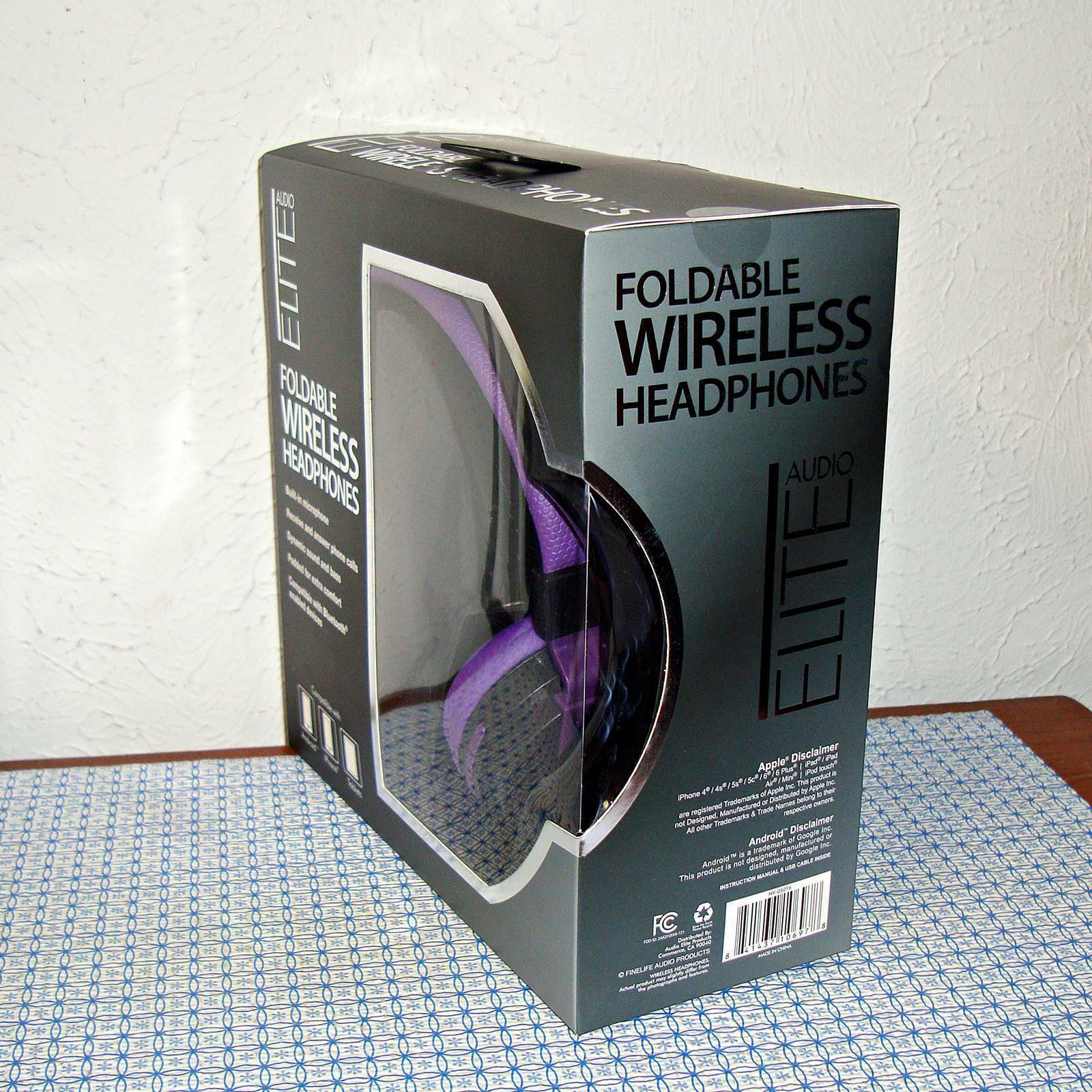 【NEW】AUDIO ELITE WIRELESS BLUETOOTH FOLDABLE HEADPHONES (NV-05016)