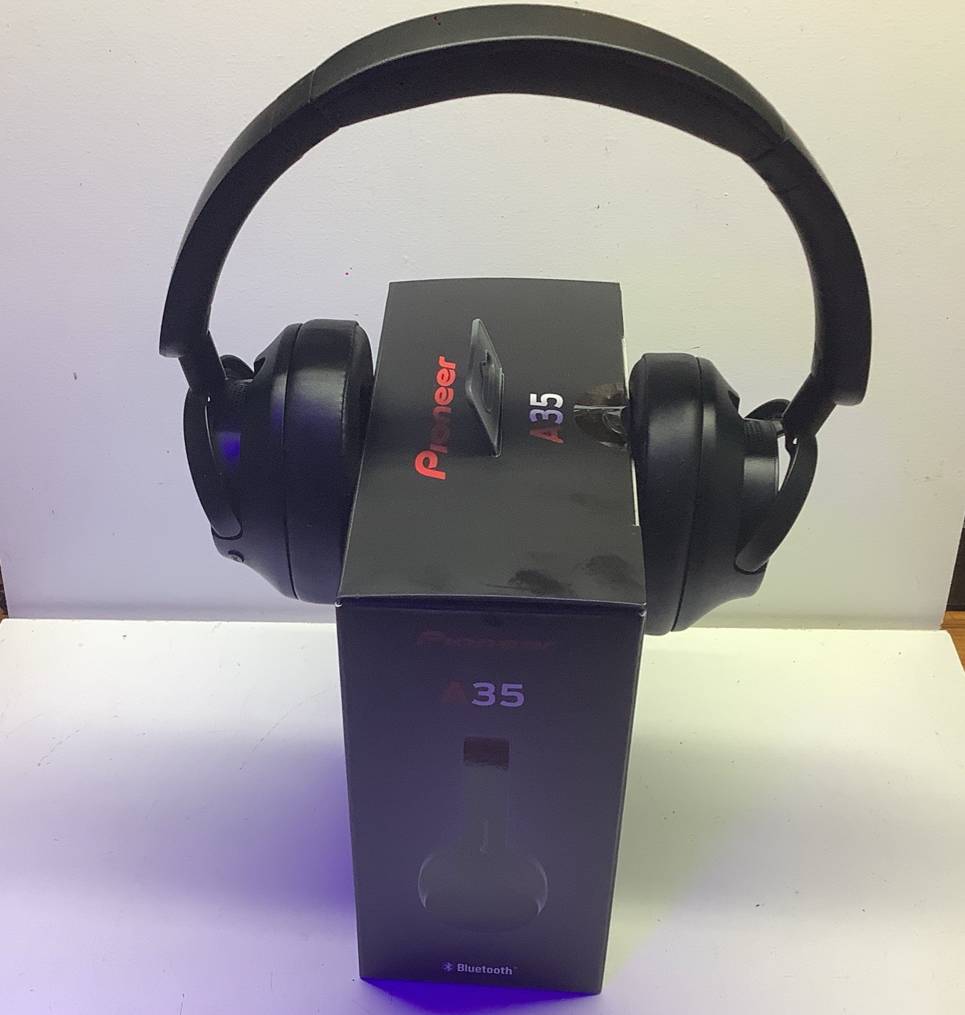 Pioneer A35-BK Bluetooth Headphones ANC USB-C Black Built-In Mic Over-Ear