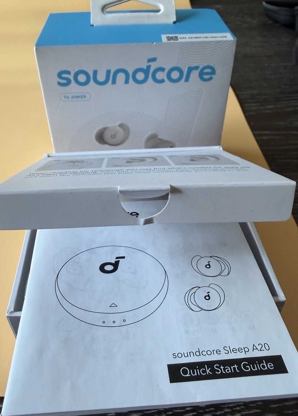 Soundcore Sleep A20 Earbuds Noise-Blocking Headphones 80-Hour Playtime Open/New