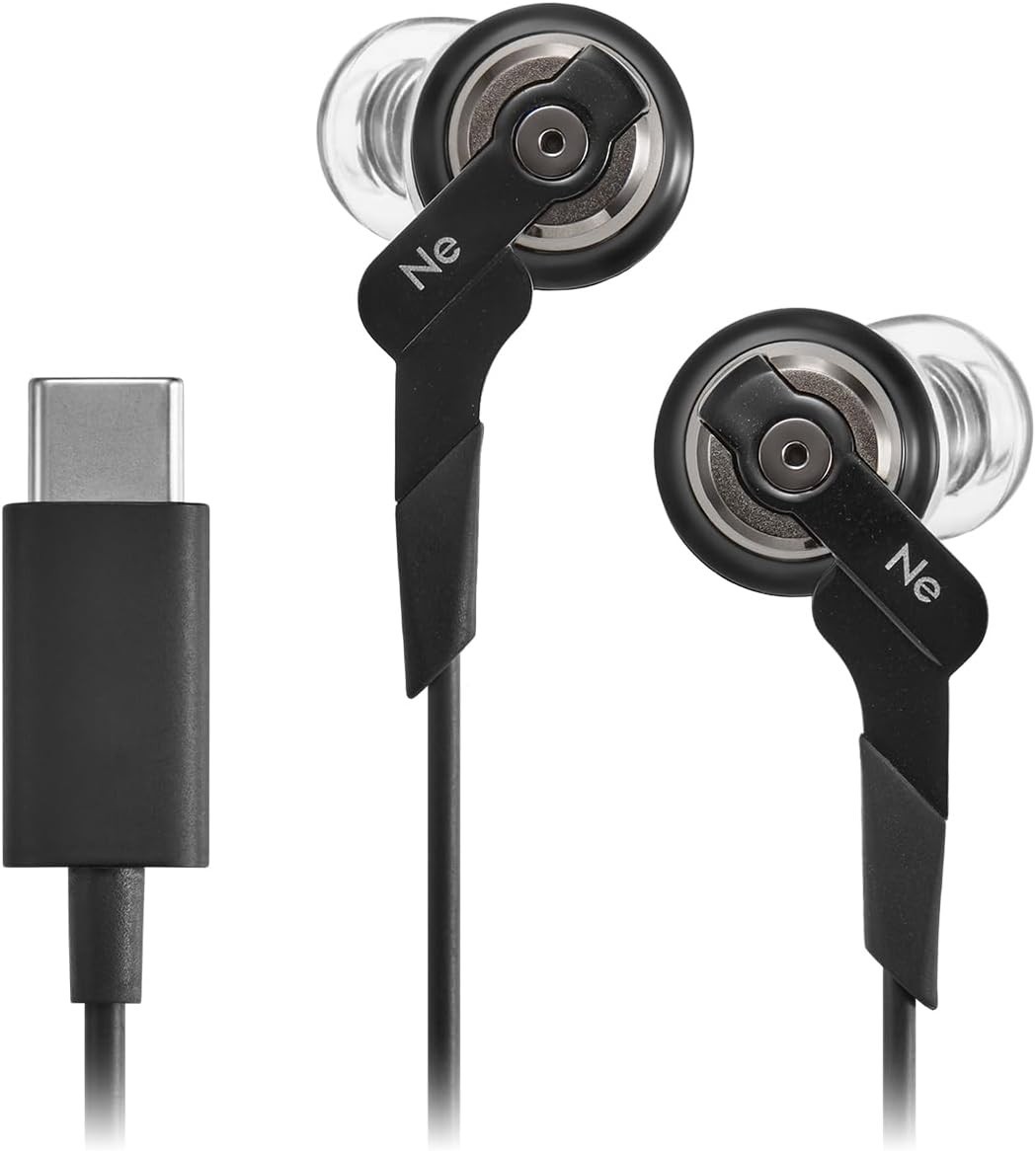 radius VOLT HP-NHR21C USB-C IEM Hi-Res 32bit/384kHz DAC Graphene Earphone Type-C