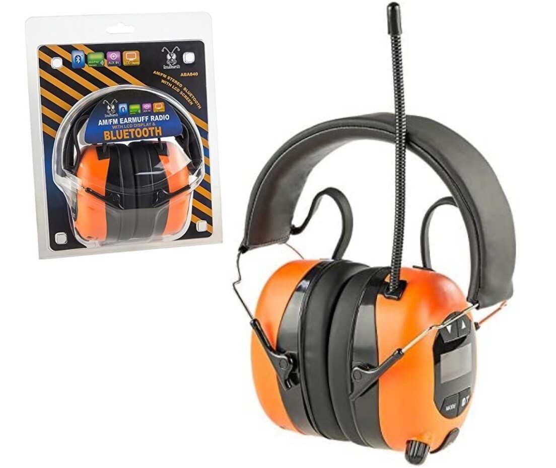 Multimedia Radio Bluetooth Headphones Earmuffs iPhone 6,7,8,9,10 Galaxy ABA840