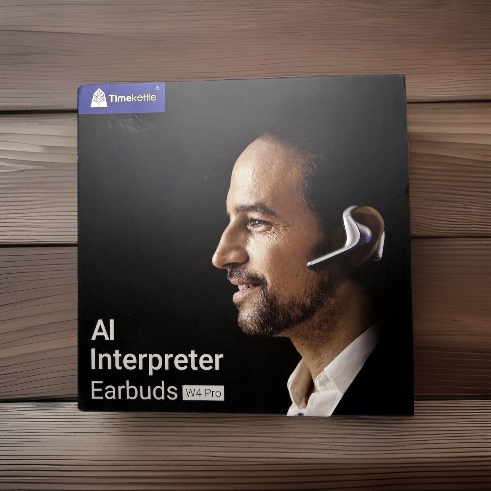 Timekettle W4 Pro AI Interpreter Earbuds Wireless Bluetooth Black/Silver New