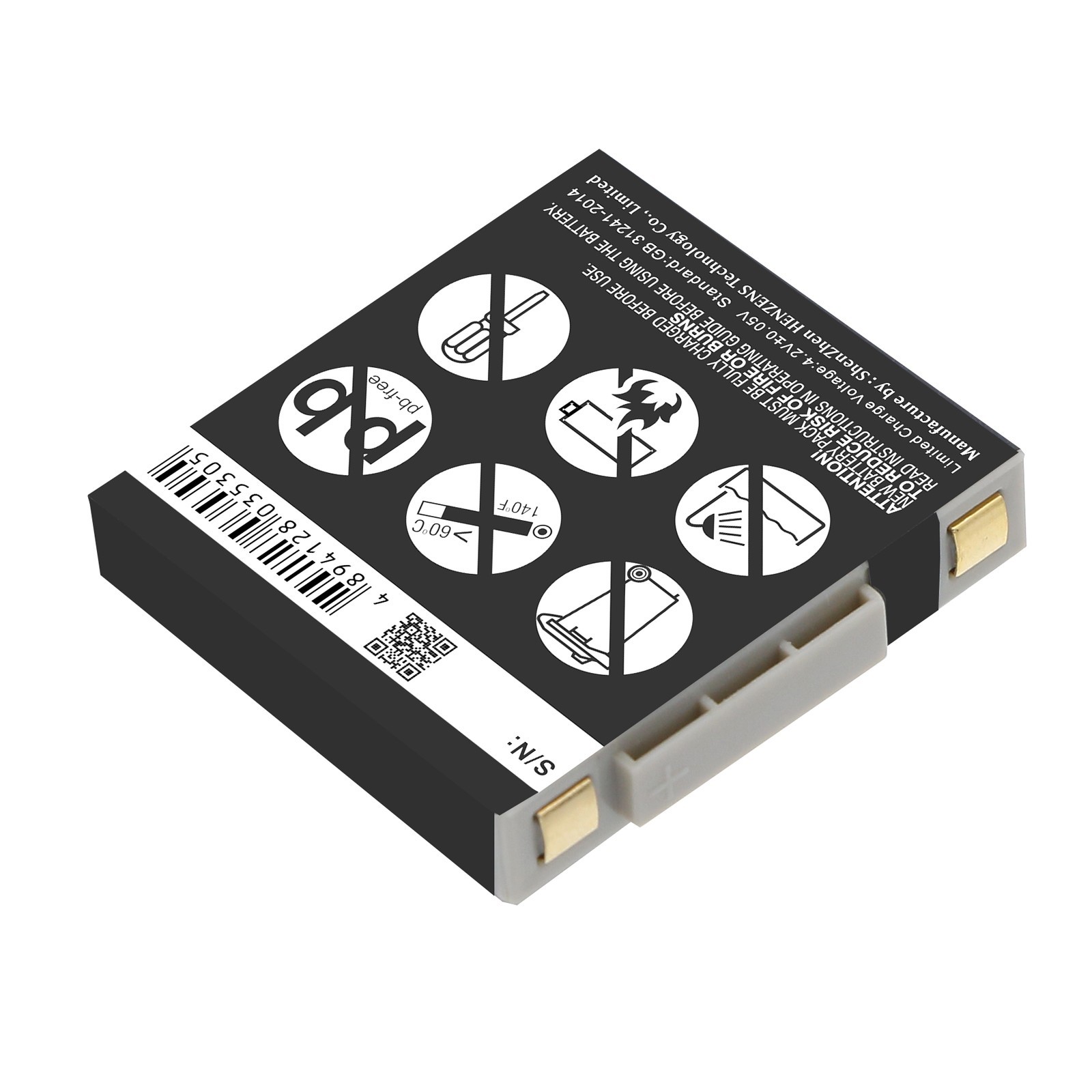 BATTERIE 3.7V 340mAh Type 14151-01 AHB602823 SG081003 For GN Netcom 9120 9125