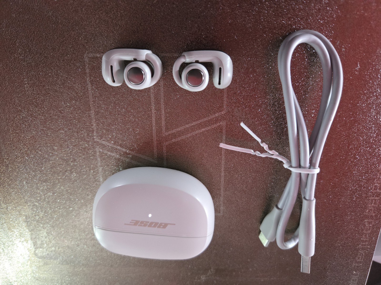 Slightly Used Bose Ultra Wireless Open Earbuds – White Smoke 438926