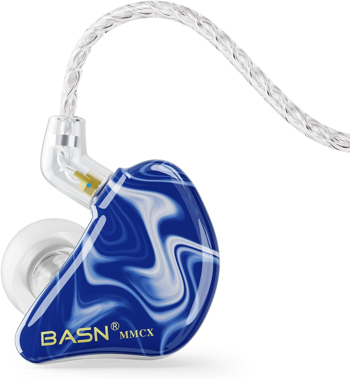 BASN MMCX in Ear Monitor Headphones for Musicians, Professional Triple Driver Ea