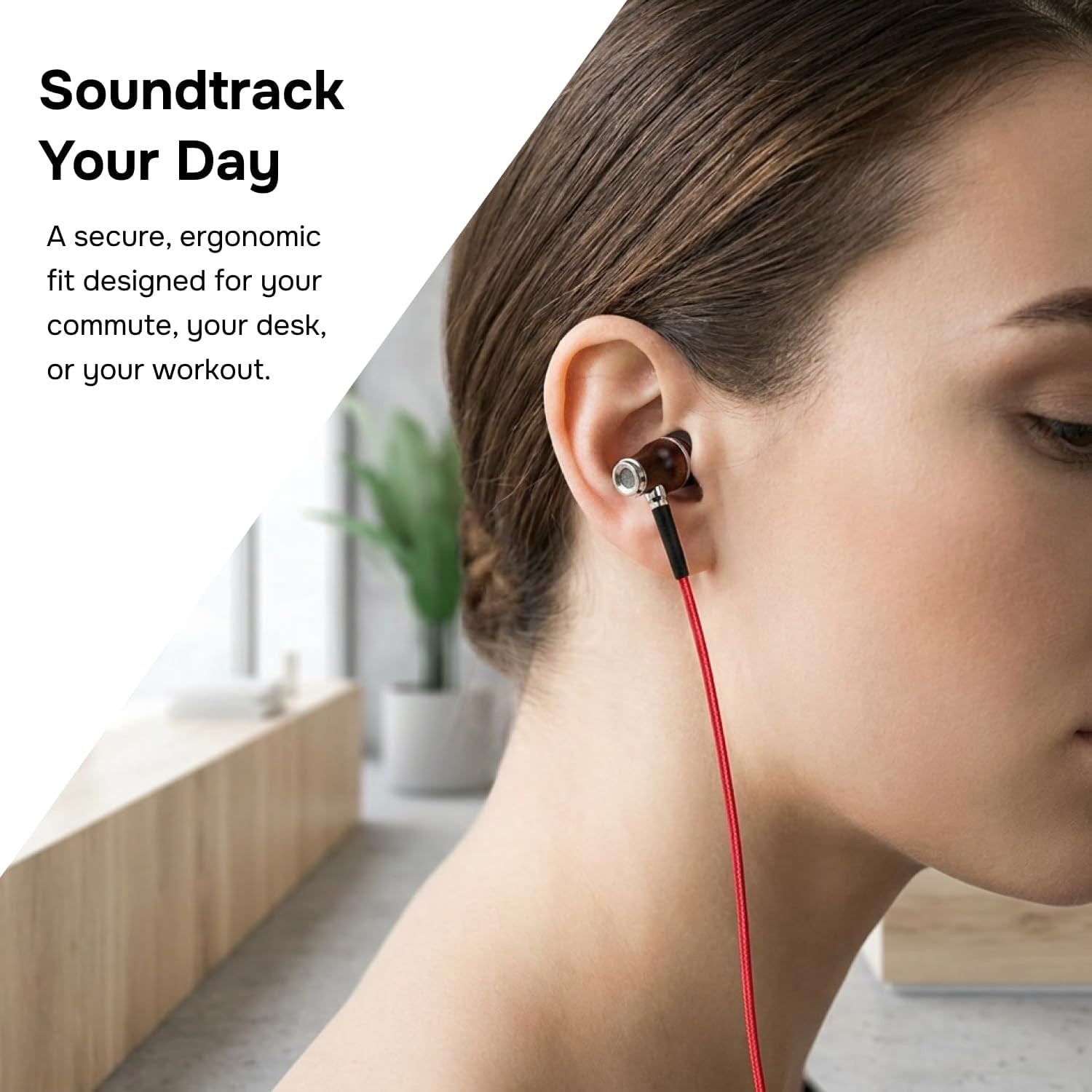 Wired Earbuds with Microphone – Noise Isolation Ear Buds with Mic, in Ear Headph