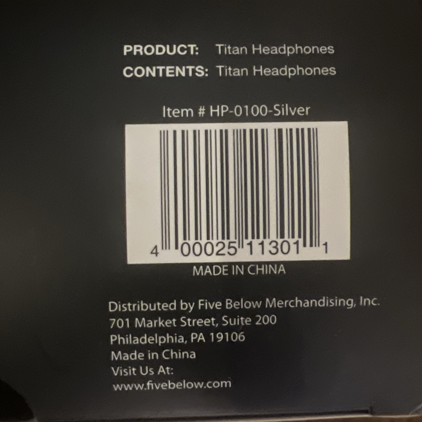 Titan Bass Jaxx Headphones With Built-In Mic 3.5mm Audio Jack