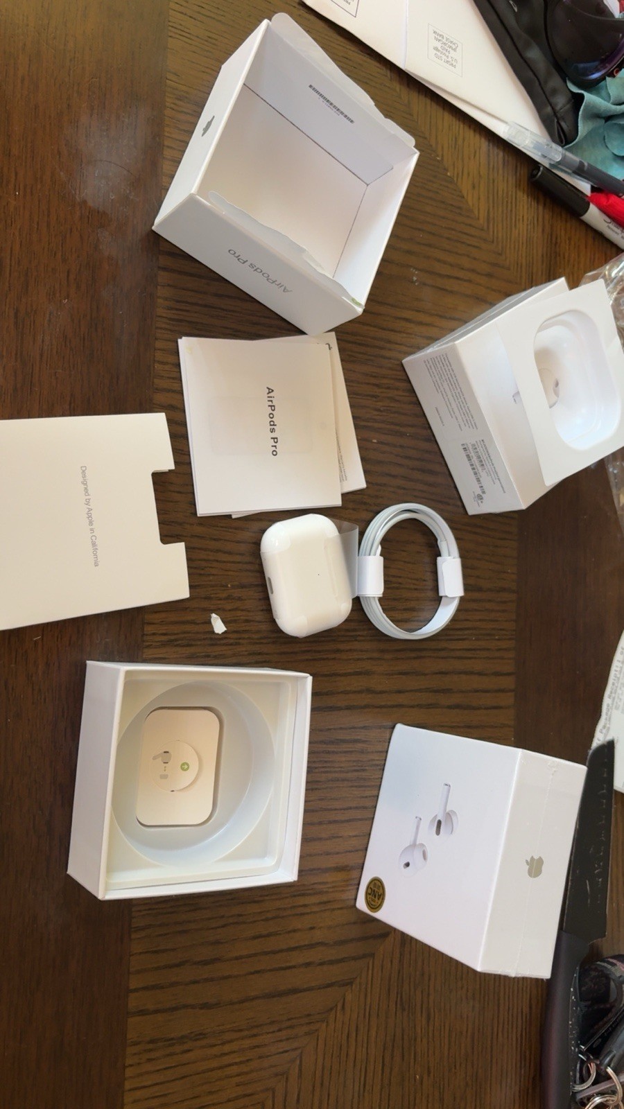 Apple AirPods Pro Active Noise Cancellation Wireless Bluetooth In-Ear, White