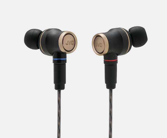 JVC HA-FW1800 WOOD Diaphragm Hi-Resolution Audio Inner Headphones MADE IN JAPAN