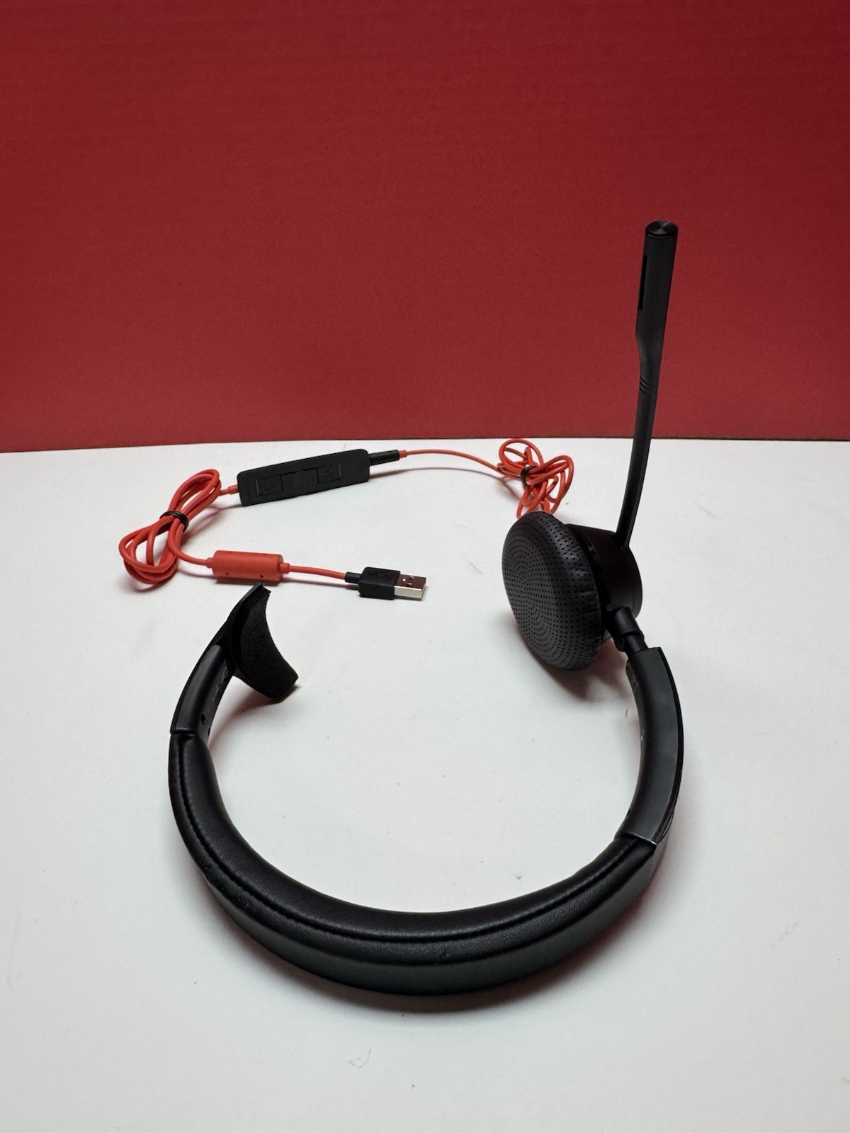 Plantronics Poly Headphones Blackwire 3315T Series MonAural USB Computer Headset