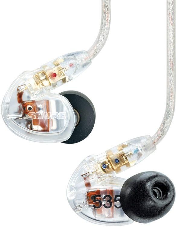 Shure SE535 Sound Isolating Earphones in Clear