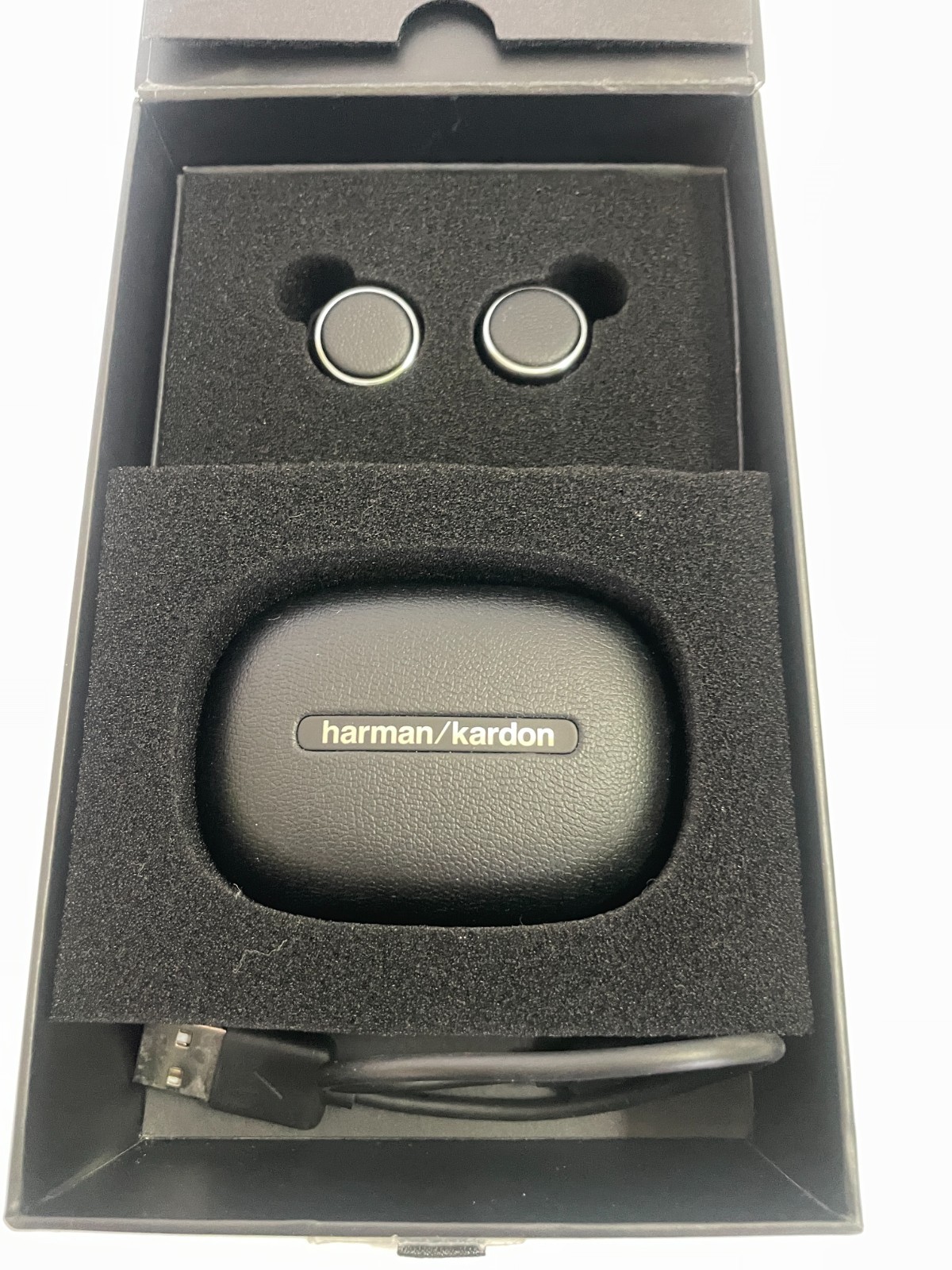 Harman Kardon Fly TWS Black Bluetooth Headphones with Google Alexa 30 Day Warranty