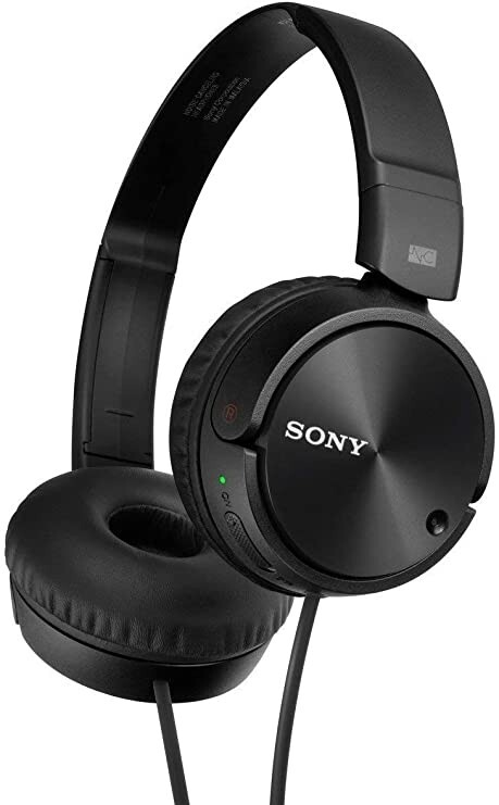 Sony MDRZX110NC Noise Cancelling Headphones, Black