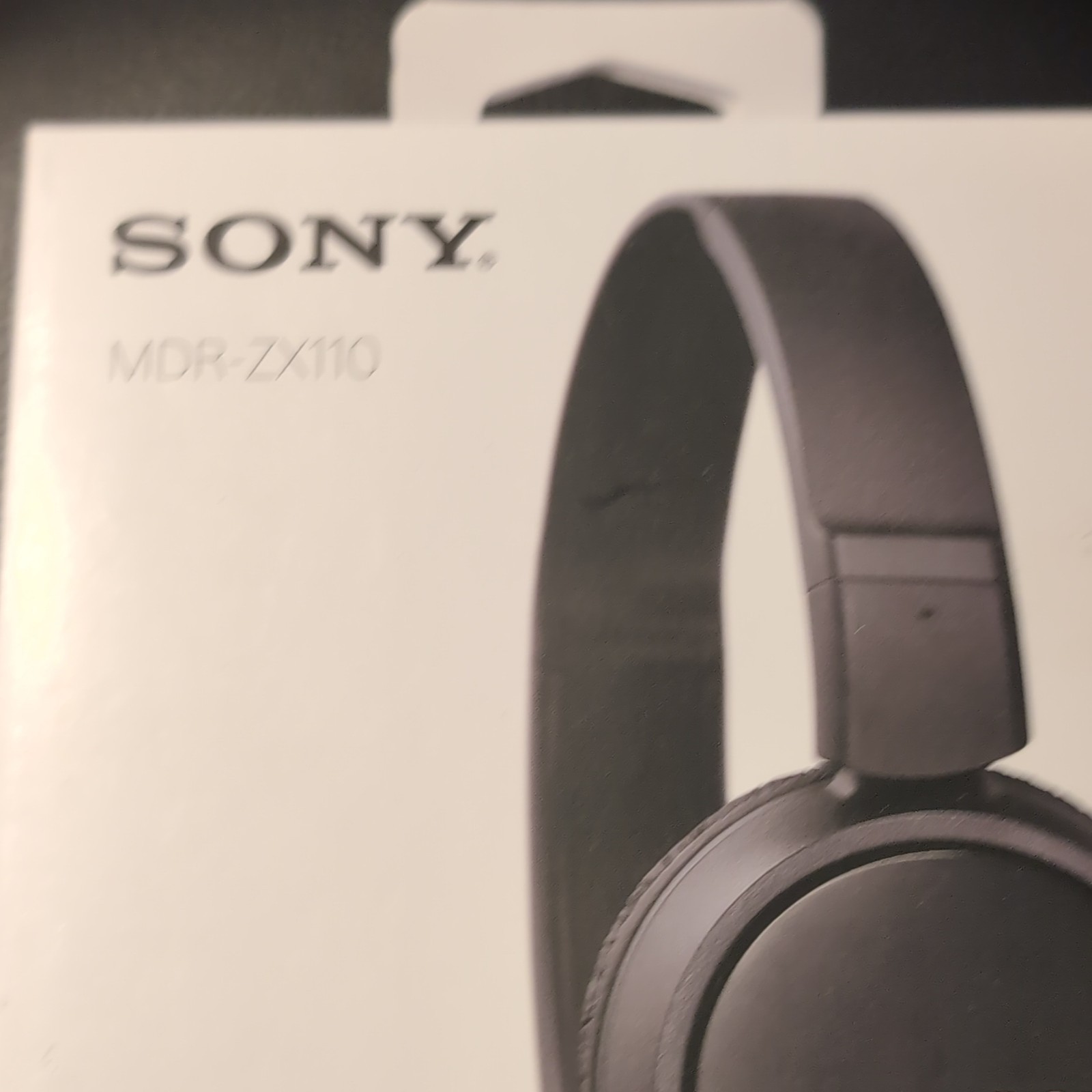Sony MDR-ZX110 Black Wired Headphones 30mm Folding Adjustable 1.2m 3.5mm