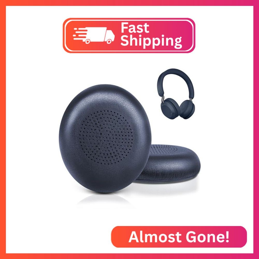 Ear Pads Replacement for Jabra Evolve2 65 40 Elite 45h On-Ear Headphones