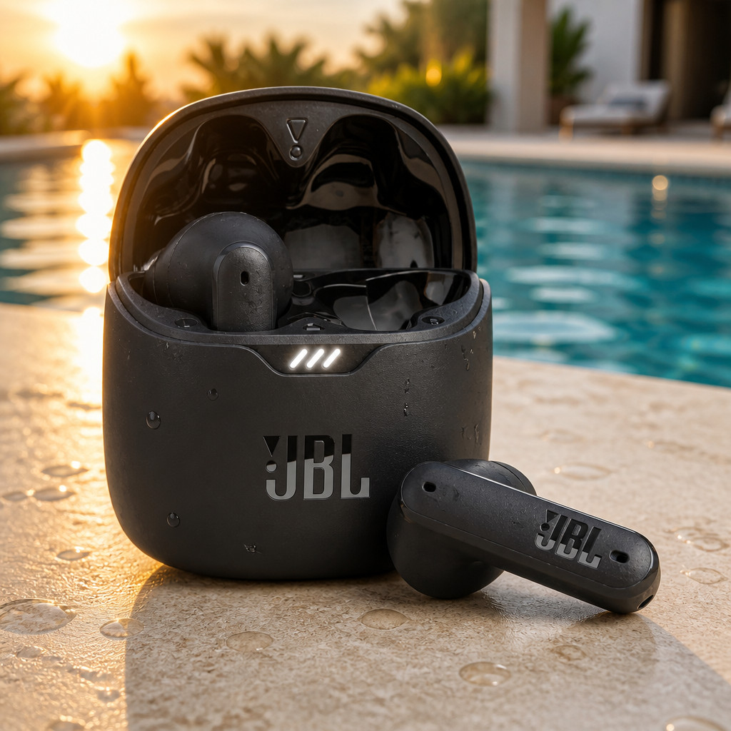 JBL Tune Flex – True Wireless Noise Cancelling Earbuds (Black)