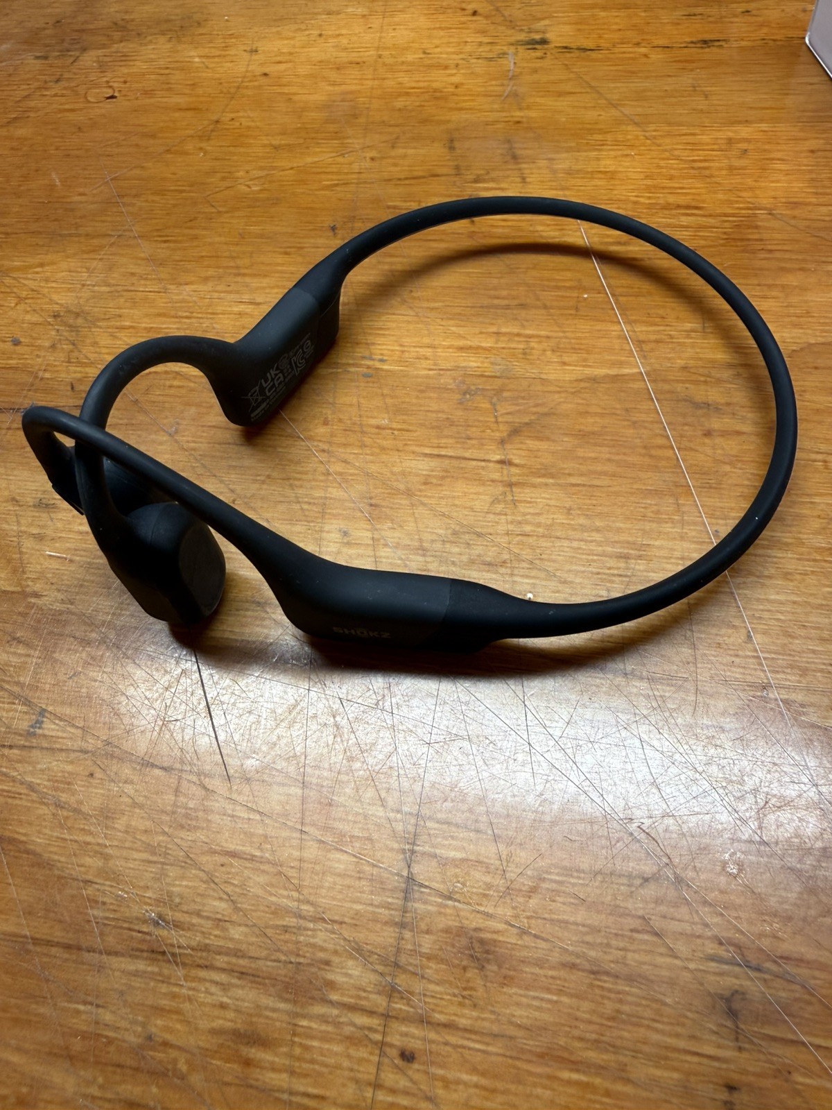 Shokz OpenRun Bone Conduction Open-Ear Endurance Headphones – Black (S803)