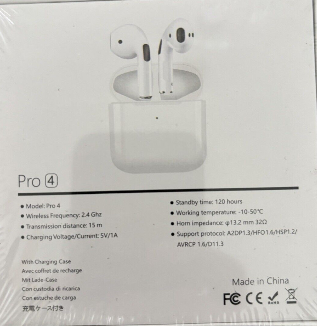 Pro 4 True wireless Stereo V5.0 Earbuds