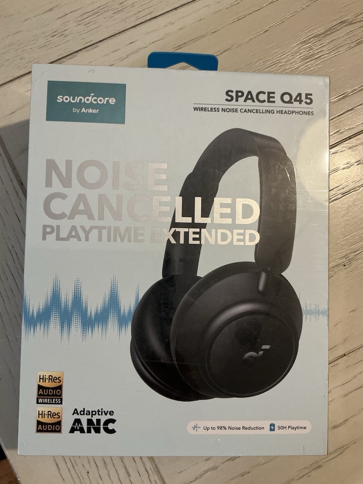 Soundcore by Anker Space Q45 True Wireless Noise Cancelling Headphones – Black