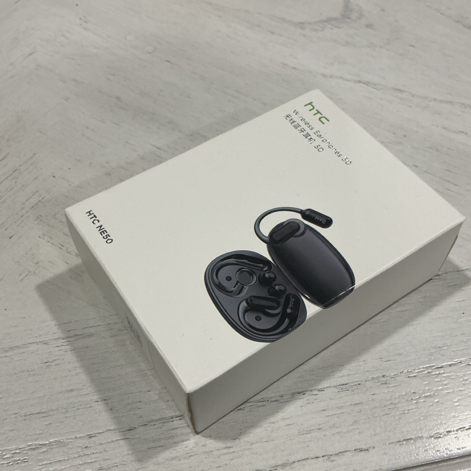 HTC NE50 Wireless Bluetooth Earphones, Long Battery, HD Voice, Stereo, Black