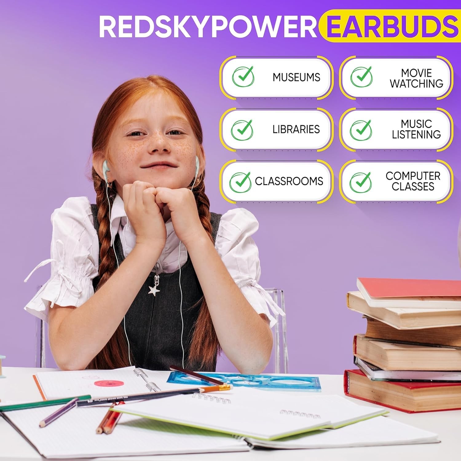 10 Pack Wired Earphones In-Ear Earbud Headphones 3.5mm Jack 4ft Mix Colors NEW
