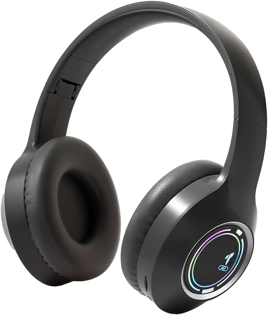 Bluetooth Headphones over Ear,Wireless Headphones Low Latency, Hands-Free Calls,